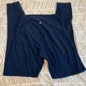 Lululemon Navy Align Leggings ~ Size 4 ~ 25 inch length